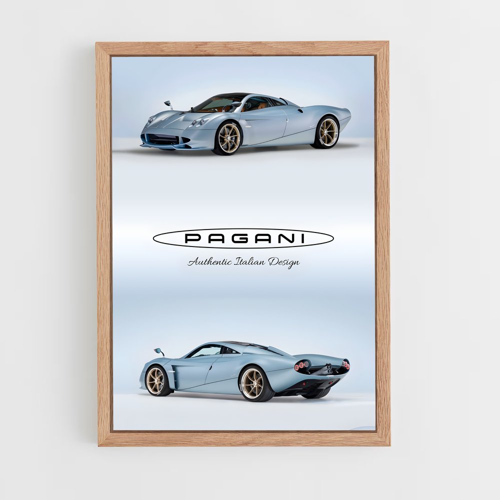Poster Pagan Fury – affiche Pagani (vue 4)